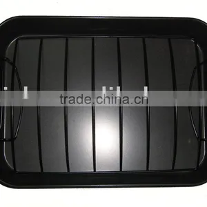 Rectangle Carbon Steel Chicken Roaster thumbnail-1