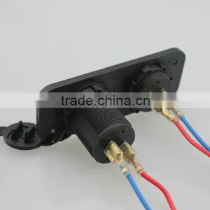 Black White Battery Waterproof Voltage Meter for Car Marine Truck thumbnail-4