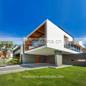 2 Floor Luxury Design Light Steel Prefab House Villa thumbnail-2