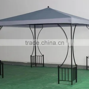 3x3m Polyester Ornamental Garden Iron Gazebo thumbnail-2