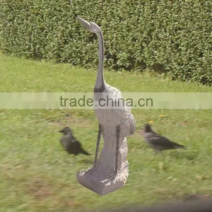 Life Size Stone Animal Crane Sculpture thumbnail-1