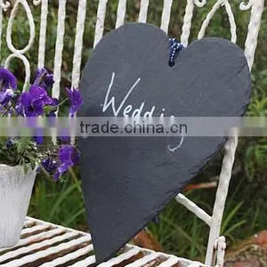 Decorative Natural Slate for Wedding , Outdoor Welcome Plaques thumbnail-1