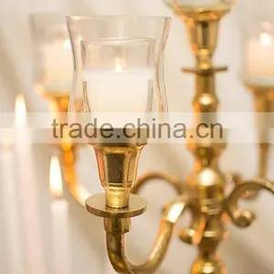 Gold Candelabra , Crystal Candelabra Centerpieces Wholesale , Glass Candelabra thumbnail-3