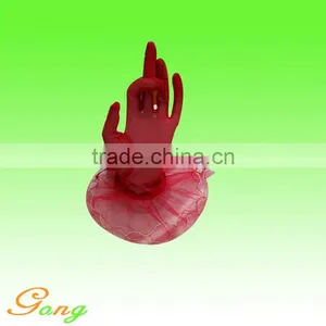 Short Organza Ladies Party Gloves thumbnail-1