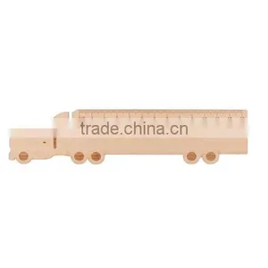 Cheap Promotional 13cm Scale Wood Ruler thumbnail-3