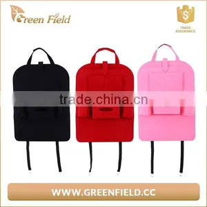 2017 Wholesale Recyclable Eco Friendly Car Accessories Felt Seat Back Storage Bag thumbnail-1