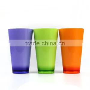 600ml Double Color Party Used Wedding Cheap Plastic Cup thumbnail-1
