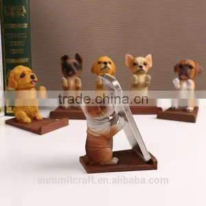 Resin Dog Mobile Phone Holder Funny Cell Phone Holder for Desk thumbnail-3