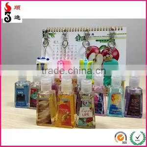 High Quality Scented Alcohol-based Waterless Hand Hygiene With Portable Fashional Silicone Holders thumbnail-1