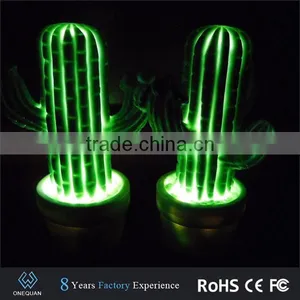 Cheap Price Decoration Cactus Shape 3D Acrylic LED Night Light for Christmas Gift thumbnail-5