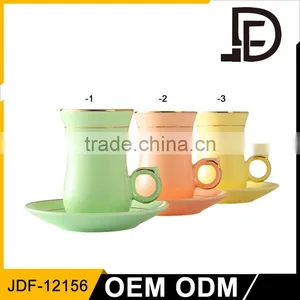 Drinkware Wholesale Best Selling Products Ceramic 80cc Arabic Coffee Cup Set, Small Coffee Cups thumbnail-1