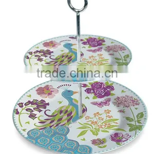 Porcelain Plate Ceramic Plate 2pcs Cake Plate Set thumbnail-4