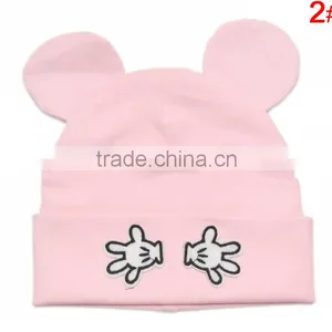 Baby Girl Cotton Beanies Cartoon Designs Infant Kids Spring Autumn Hat Cap thumbnail-6