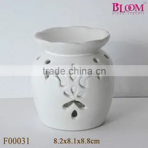 White Ceramic Tea Light Holder,ceramic Oil Burner thumbnail-3