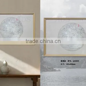 Framed Handmade Abstract Lacquer Painting for Home Decoration thumbnail-2