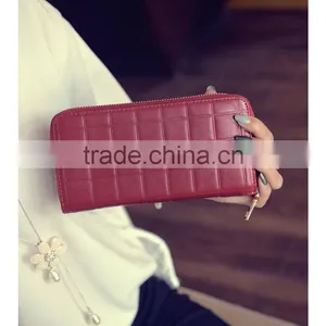Women Long PU Leather 3 Fold Handbags Purses Clutch Wallet thumbnail-2