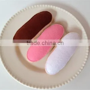 2017 Felt Pretend Play Food Iced Bun Felt Toy Made in China thumbnail-1