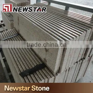 Polished Chrysanthemum Yellow Granite Staircase thumbnail-1