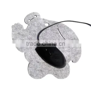 Colorful Shaped Wool Felt Mouse Pad thumbnail-4