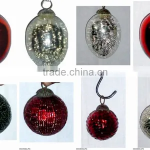 Christmas Hanging Decoration Glass thumbnail-1