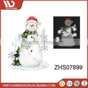 Home Decor Wholesale Craft Supplies Santa Led String Light Resin Christmas Ornaments thumbnail-4