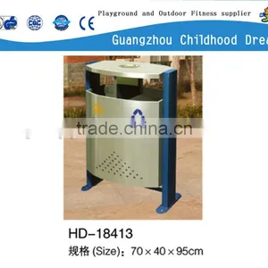 (HD-18413)Stainless Steel Dust Bin With Ashtray thumbnail-1