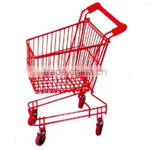 Shopping Trolley Basket Holder Vegetable Rack on Sales Rack Cupboard for Bulk Cargo Hand Cart thumbnail-1