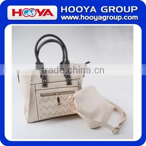 Latest Fashion Lady PU Leather China Leather Handbag thumbnail-1