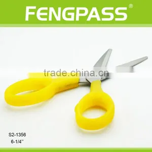S2-1356 6-1/4" 2CR13 Stainless Steel PP Plastic Handle Normal Style Stationery / Office Scissors Sharp Point thumbnail-2