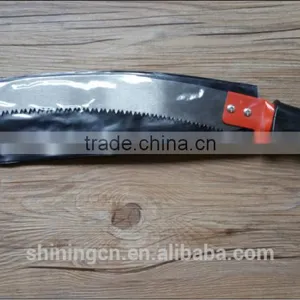 High Tree Cut Curve Pruning Saw With Steel and Rubebr Handle thumbnail-1