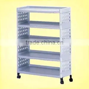 Shoe Rack (5 Tiers W/wheel) thumbnail-1