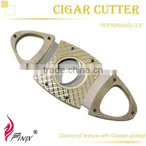 Oval Shaped Stainless Steel Blade Cohiba Cigar Cutters thumbnail-3