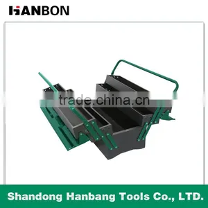 Three Layers Folding Portable Tool Box With Large Capacity thumbnail-3