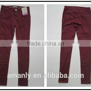 Ladies Skinny Low Rise Pants thumbnail-1