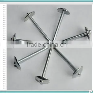 GALVANIZED UMBRELLA HEAD SMOOTH SHANK ROOFING NAILS FROM SHANDONG FACTORY thumbnail-1