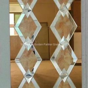 Frameless Deco Wall Mirror, Art Deco Mirror for Wall and Home Decor Mirror thumbnail-2