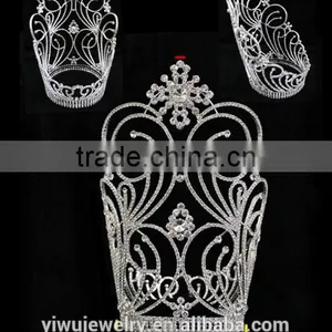 Sweet Rhinestone Large Adult Tiara And Crowns For Pageant H172-131 thumbnail-1