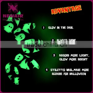 2017 New Fashion Dark Holloween Fake Nails thumbnail-1