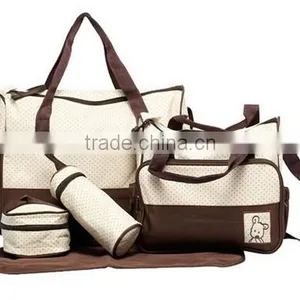 5PCs Baby Nappy Changing Bag Set thumbnail-2