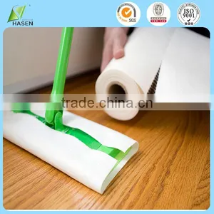 Bamboo Spunlace Nonwoven Fabric/100%Organic Bamboo Fabric thumbnail-1