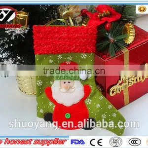 China Supplier Wholesale Good Quality Christmas Decorative Socks,new Design Christmas Gift Sock thumbnail-4