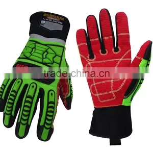 CE 4543 Anti Cut Slash Proof Impact Safety Gloves, Oil and Gas Safety Cut Resistant Rubber Gloves thumbnail-1