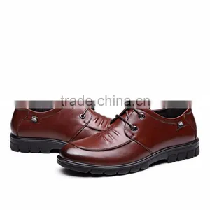 Factory High Quality Business Genuine Leather Fat Shoes Men 2017 Arrivals thumbnail-5