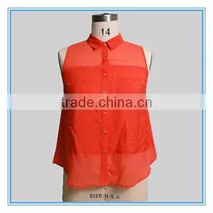 2016 New Ladies Sexy Red Wholesale Tank Top thumbnail-2