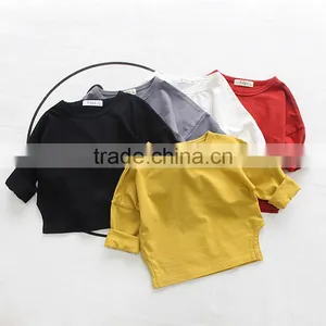 0-5 Years 2017 Wholesale Autumn Boys Shirts Cotton Full Sleeves Kids Girls Blouses thumbnail-1