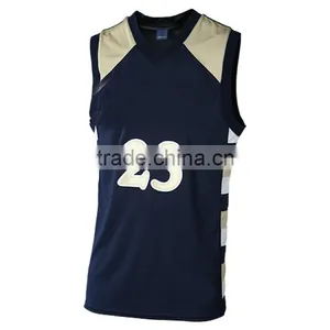 Polyester New Basketball Jersey Design With Printing Wholesale Men's Basketball Jerseys thumbnail-1