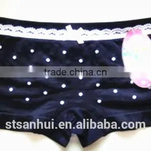 Newest Design Hot Sale Dot Printed Sexy Girls Seamless Panty thumbnail-1