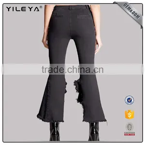 Ruffles Fashion Stain Pants for Lady thumbnail-4