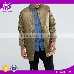 Guangzhou Shandao New Arrival Fashion Winter Custom Plain Dyed Long Sleeve Men Dress Coat thumbnail-1