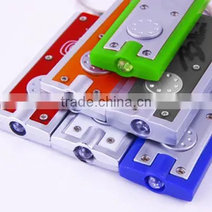 Led Rectangular Flashlight Keychain thumbnail-5